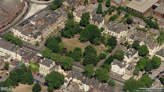 Figure 1: Regent’s Square, Doncaster - a mid 19th century ‘Garden Square’.