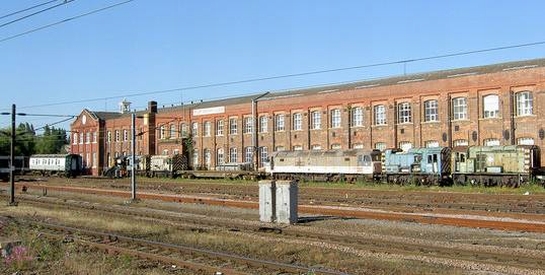 Figure 1: Doncaster Plant Works from Doncaster Station 