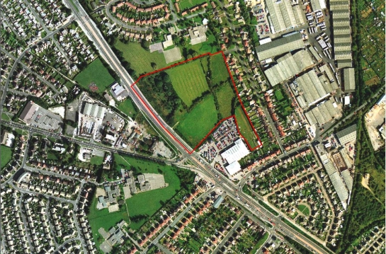 Figure 1: Within the ‘Scawsby / Scawthorpe Post-1960 Municipal’ character area is a small piece of relict enclosure countryside, now surrounded on all sides by 20th century suburbanisation (character unit HSY5157).