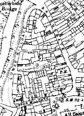 Figure 3: 1893 OS map of Bridgegate