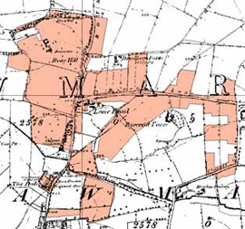 Figure 3a: ‘Ryecroft and Sandhill, Rawmarsh’ character area in 1851