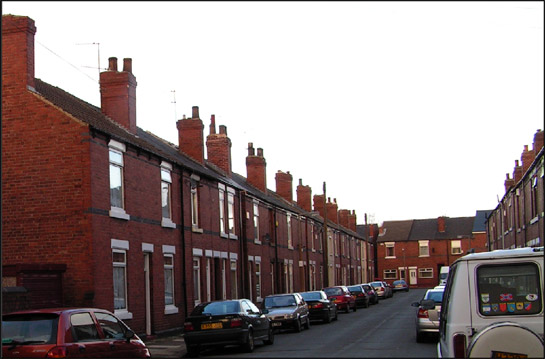 Figure 1: Terraced housing on Gladys Street, in the ‘Clifton Park Terraces’ character area.