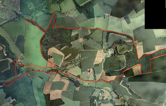 Figure 3: Sandbeck Park. The legibility of Sandbeck Park has been reduced by the reintroduction of arable cultivation within the park boundary in the 20th century