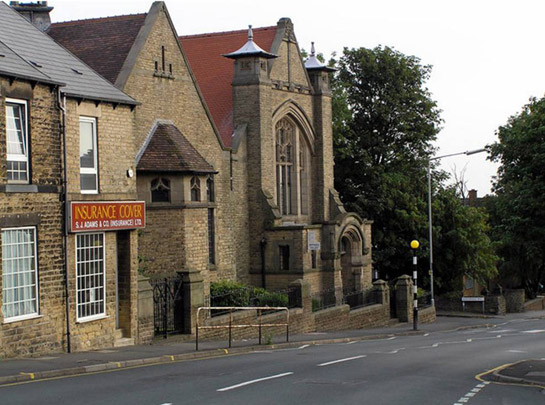 Text Box: Figure 2: Former St Luke’s Methodist church, Crookes Road  